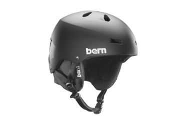 Image of Bern Macon Helmet-Matte Black-S/M
