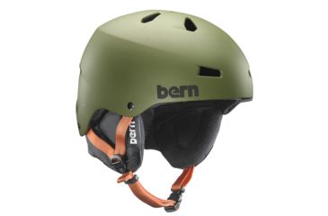 Image of Bern Macon Helmet-Matte Olive-S/M