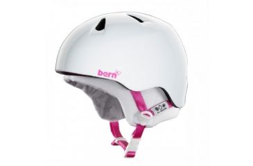 Image of Bern Nina Helmet - Girls-Gloss White-S/M