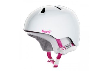 Image of Bern Nina Helmet - Girls-Gloss White-XS/S