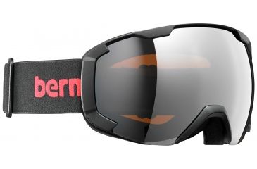 Image of Bern Sawyer Small Frame Goggles-Black/Red-Orange Light Mirror-Small