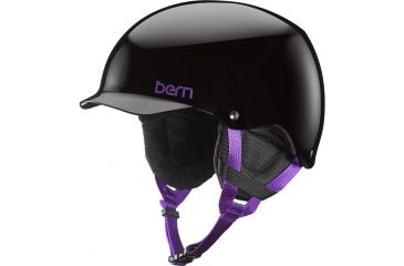 Image of Bern Team Muse Helmet - Women's-Gloss Black-Small