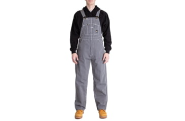 Image of Berne Boiler Unlined Bib Overall - Mens, Hickory Stripe, 54X30, B1214HSS540