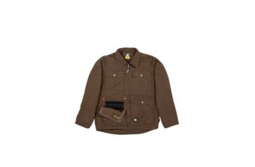 Image of Berne Concealed Carry Lightweight Echo One One Jacket - Mens, Bark, Large, Tall, 92021361734