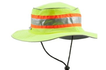Image of Berne Enhanced Visibility Mesh Bucket Hat - Mens, Yellow, One Size, 92021230139