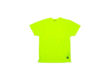 Image of Berne Enhanced Visibility Performance Short Sleeve Tee - Mens, Yellow, Medium, Regular, 92021346953