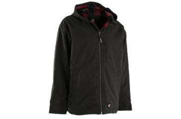 Image of Berne Flannel Lined Quarry Jacket - Mens, Black, Large, Regular, 92021408460