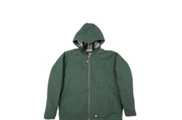 Image of Berne Flannel Lined Quarry Jacket - Mens, Forest Green, 2XL, Tall, 92021408620