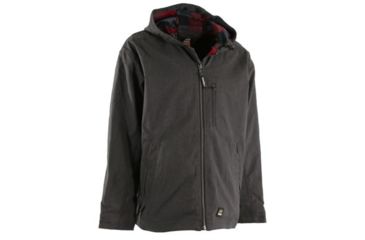 Image of Berne Flannel Lined Quarry Jacket - Mens, Titanium, Small, Regular, 92021412948