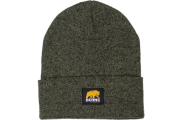 Image of Berne Heritage Knit Cuff Cap - Unisex, Cedar Green Black, OSFA, H150CDBR400