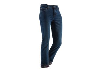Image of Berne Ladies Lined 5-Pocket Jean, Stone Wash Dark, 12 WP2217SWDS480