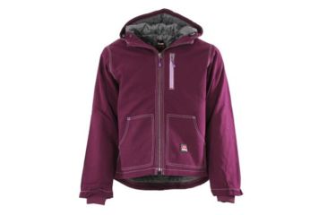 Image of Berne Ladies Modern Hooded Jacket, Plum, Medium, Regular, 92021359588