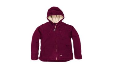 Image of Berne Washed Hooded Coat - Women's, Pomegranate, Large, Regular, 92021398099