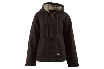 Image of Berne Washed Hooded Coat - Women's, Dark Brown, Large, Tall, 92021323923