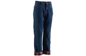 Image of Berne Original Lined Dungaree - Mens, Stone Wash Dark, 33X34 P2213SWD34330