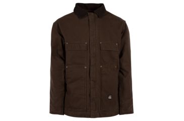 Image of Berne Original Washed Chore Coat - Mens, Bark, Extra Large CH377BBT480