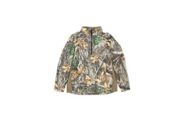 Image of Berne Stalker Quarter-Zip Shirt - Mens, Realtree Edge, Small, Regular, 92021381237