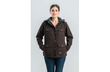 Image of Berne Washed Barn Coat - Women's, Medium, Tall, Dark Brown, 92021323473