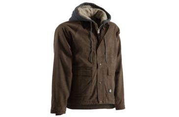 Image of Berne Washed Sherpa Lined Coat - Mens, Bark, Extra Large HJ601BBR480