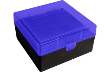 Image of Berry's Manufacturing Ammo Box, 100 Rounds, Blue/Black, 87439
