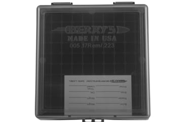 Image of Berrys 11664 005 Ammo Box 223 Rem,5.56x45mm NATO 100rd Smoke Lid W/Black Bottom