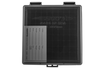Image of Berrys 41236 001 Ammo Box 9mm Luger,380 ACP 100rd Smoke Lid W/Black Bottom