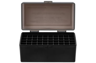 Image of Berrys 46826 409 Ammo Box 308 Win,243 Win 50rd Smoke Lid W/Black Bottom