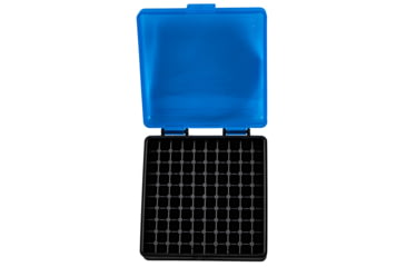 Image of Berrys 83500 Ammo Box 22 LR 100rd Blue Lid W/Black Bottom