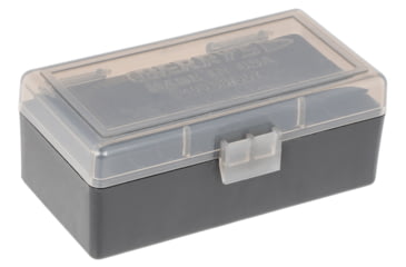 Image of Berrys 92948 403 Ammo Box 38 Special,357 Mag 50rd Smoke Lid W/Black Bottom