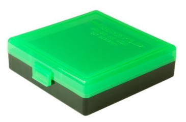 Image of Berrys Manufacturing Ammo Box #001 - 380/9mm Zombie Green &amp; Black - 100 rds, 350
