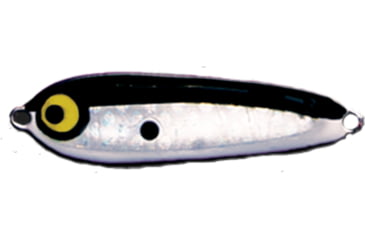 Image of Berrys Threadfin Spoon, 3/4 oz, Black Back/Silver Holo Form, 75TFS