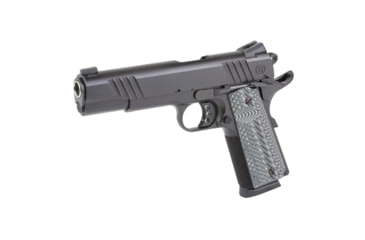 Image of Bersa B1911 Semi Auto Pistol, 45 ACP, 5 in Barrel, Night Sight, Steel Black/Black Frame, G10 Vz Grip, 1-Mag, 8 Round Capacity, B19117050BBBB-FRRMPG