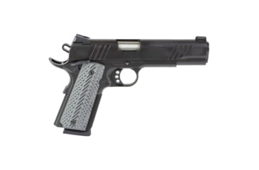 Image of Bersa B1911 Semi Auto Pistol, 45 ACP, 5 in Barrel, Night Sight, Steel Black/Black Frame, G10 Vz Grip, 1-Mag, 8 Round Capacity, B19117050BBBB-FRRMPG