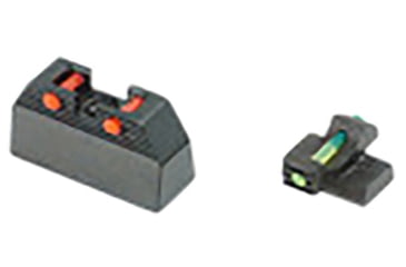 Image of Bersa Talon Armament Fiber Optic Sights, Thunder 380, Green Fiber Optic Front Sight, Red Fiber Optic Rear Sight, Black, KIT000021