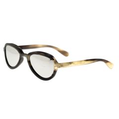 Image of Bertha Alexa Bifocal Prescription Sunglasses, Black/Tan Frame, BRSBR007MBI