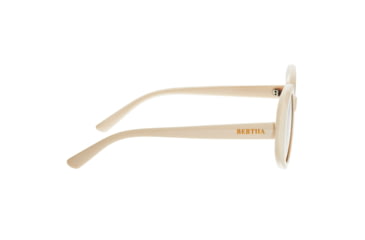Image of Bertha Annie Polarized Sunglasses - Womens, Cream Frame, Black Lens, Cream/Black, One Size, BRSBR054C2