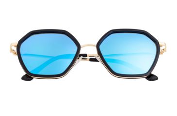 Image of Bertha Ariana Polarized Sunglasses - Women's, Black/Blue, One Size, BRSBR038BL