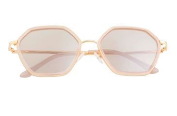 Image of Bertha Ariana Polarized Sunglasses - Women's, Pink/Clear, One Size, BRSBR038CL