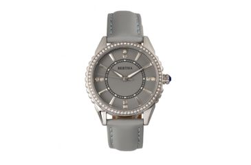 Image of Bertha Clara Leather-Band Watch, Grey, BTHBR8102
