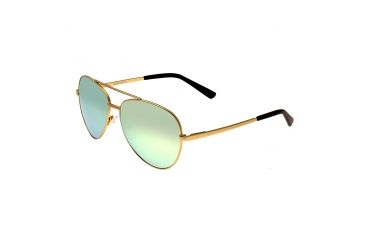 Image of Bertha Bianca Womens Polarized Sunglasses, Gold/Celeste Gold BRSBR020G