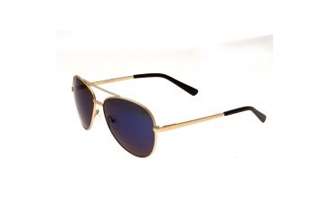 Image of Bertha Bianca Womens Polarized Sunglasses, Rose Gold/Purple Blue BRSBR020RG
