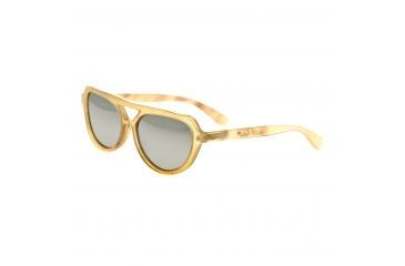 Image of Bertha Brittany Single Vision Prescription Sunglasses, Honey Frame, BRSBR005CSV