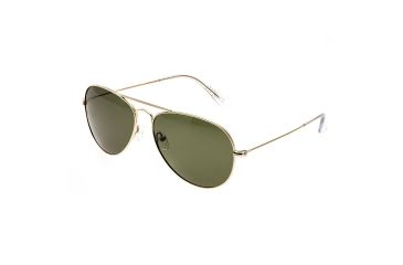 Image of Bertha Brooke Polarized Sunglasses, Gold / Black BRSBR018G