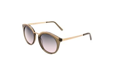 Image of Bertha Caroline Polarized Sunglasses, Green / Black BRSBR015G