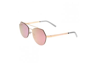 Image of Bertha Hadley Sunglasses, Rose Gold/Pink, One Size, BRSBR021RG