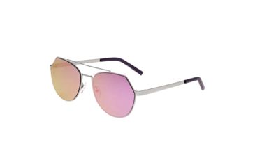 Image of Bertha Hadley Sunglasses, Silver/Fuschia, One Size, BRSBR021S