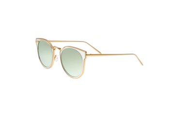Image of Bertha Harper Polarized Sunglasses, Gold/Clear, One Size, BRSBR026YW