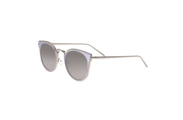 Image of Bertha Harper Polarized Sunglasses, Silver/Silver, One Size, BRSBR026SL