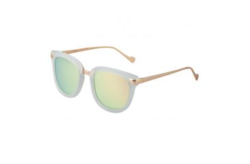 Image of Bertha Jenna Polarized Sunglasses, Mint/Gold-Green, One Size, BRSBR029CB