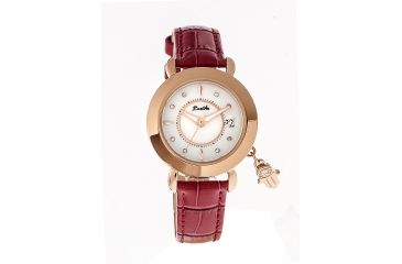 Image of Ladies Hannah Watch,35mm,White Dial,Red Leather Strap